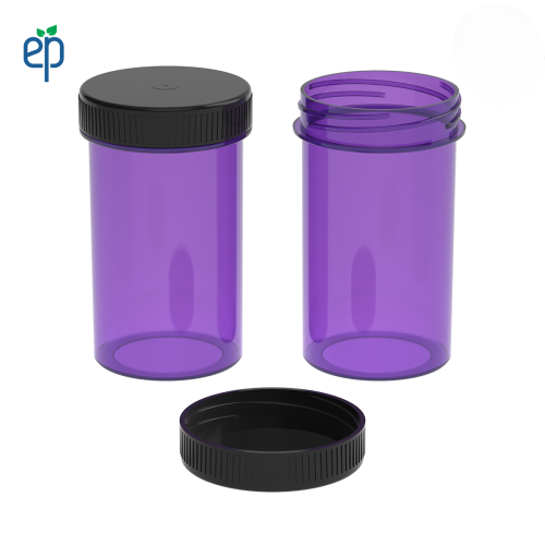 PP-4314 Small Threaded Screw Top Vials and Caps - 2500 Quantity