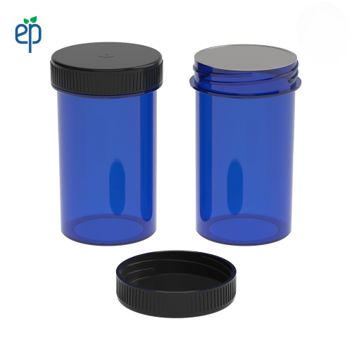 PP-4314 Small Threaded Screw Top Vials and Caps - 2500 Quantity