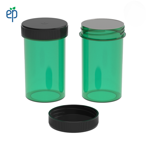 PP-4314 Small Threaded Screw Top Vials and Caps - 2500 Quantity