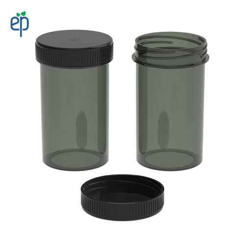 PP-4314 Small Threaded Screw Top Vials and Caps - 2500 Quantity