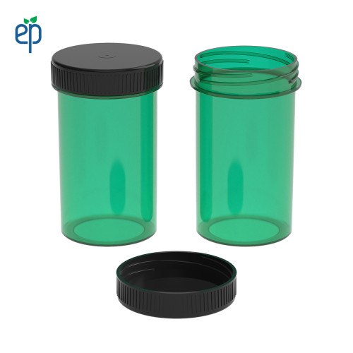 PP-4314 Small Threaded Screw Top Vials and Caps - 2500 Quantity