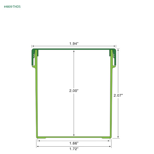 PP-4809 Small Threaded Screw Top Vials and Caps - 2500 Quantity