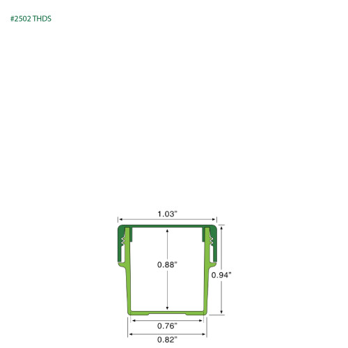 PP-2502 Small Threaded Screw Top Vials and Caps - 2500 Quantity