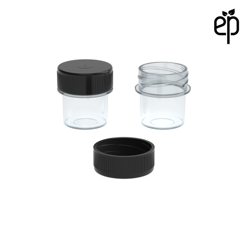 PP-2503 Small Threaded Screw Top Vials and Caps - 2500 Quantity