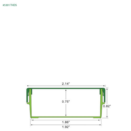 PP-5301 Small Threaded Screw Top Vials and Caps - 2500 Quantity
