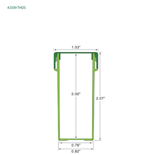 PP-2509 Small Threaded Screw Top Vials and Caps - 2500 Quantity