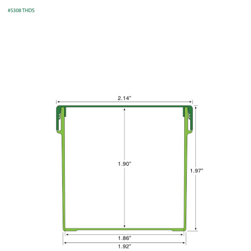 PP-5308 Small Threaded Screw Top Vials and Caps - 2500 Quantity