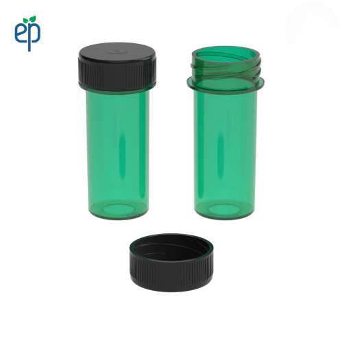 PP-2510 Small Threaded Screw Top Vials and Caps - 2500 Quantity