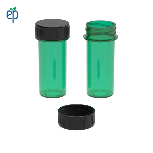 PP-2510 Small Threaded Screw Top Vials and Caps - 2500 Quantity