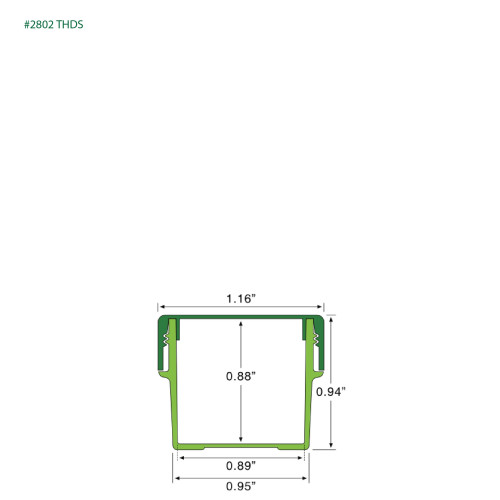 PP-2802 Small Threaded Screw Top Vials and Caps - 2500 Quantity