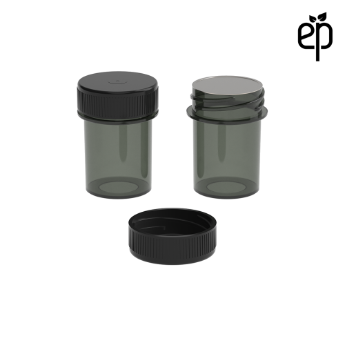 PP-2805 Small Threaded Screw Top Vials and Caps - 2500 Quantity