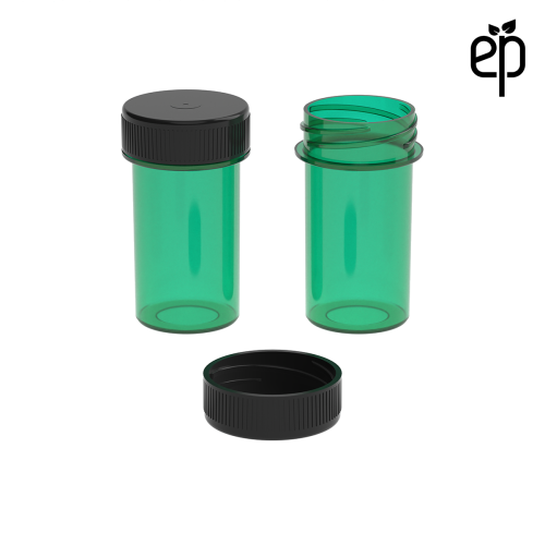 PP-2808 Small Threaded Screw Top Vials and Caps - 2500 Quantity