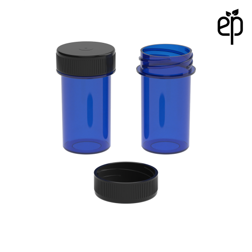 PP-2808 Small Threaded Screw Top Vials and Caps - 2500 Quantity