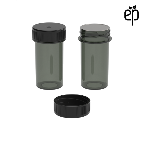 PP-2809 Small Threaded Screw Top Vials and Caps - 2500 Quantity