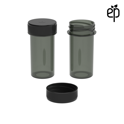 PP-2810 Small Threaded Screw Top Vials and Caps - 2500 Quantity