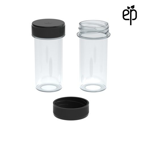 PP-2811 Small Threaded Screw Top Vials and Caps - 2500 Quantity