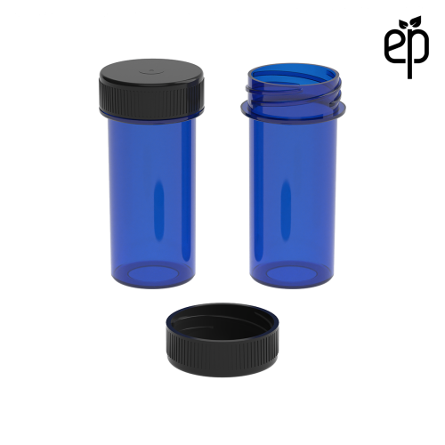 PP-2811 Small Threaded Screw Top Vials and Caps - 2500 Quantity