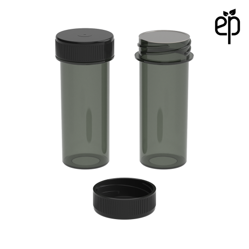 PP-2813 Small Threaded Screw Top Vials and Caps - 2500 Quantity