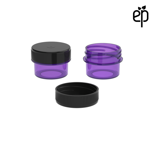 PP-3302 Small Threaded Screw Top Vials and Caps - 2500 Quantity