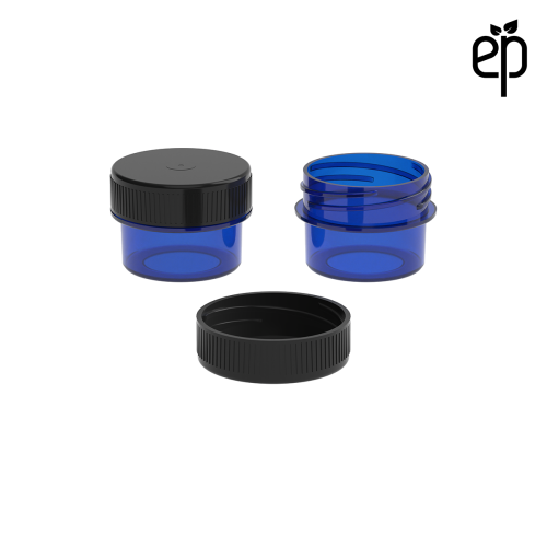 PP-3302 Small Threaded Screw Top Vials and Caps - 2500 Quantity
