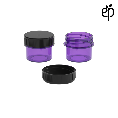 PP-3303 Small Threaded Screw Top Vials and Caps - 2500 Quantity