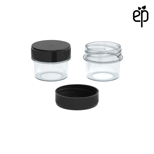 PP-3303 Small Threaded Screw Top Vials and Caps - 2500 Quantity