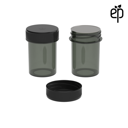 PP-3307 Small Threaded Screw Top Vials and Caps - 2500 Quantity