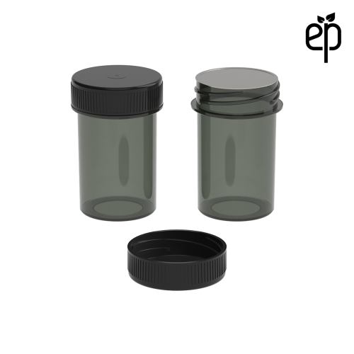 PP-3308 Small Threaded Screw Top Vials and Caps - 2500 Quantity