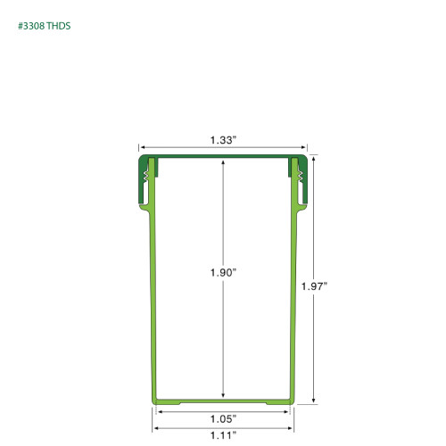 PP-3308 Small Threaded Screw Top Vials and Caps - 2500 Quantity