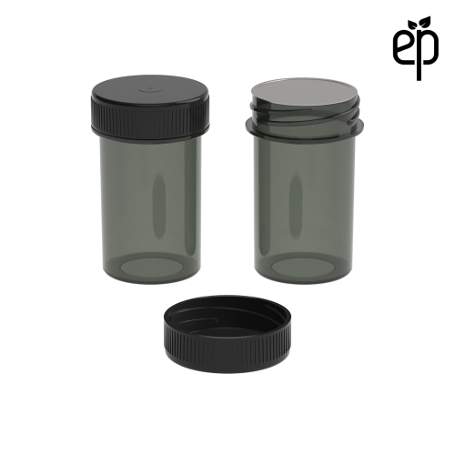 PP-3309 Small Threaded Screw Top Vials and Caps - 2500 Quantity