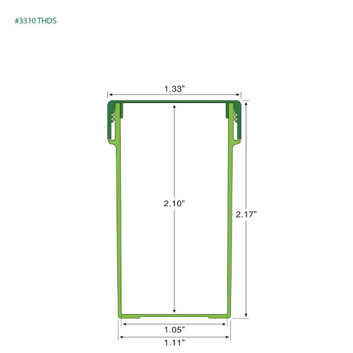 PP-3310 Small Threaded Screw Top Vials and Caps - 2500 Quantity