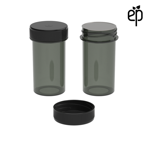 PP-3311 Small Threaded Screw Top Vials and Caps - 2500 Quantity