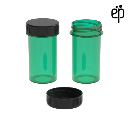 PP-3311 Small Threaded Screw Top Vials and Caps - 2500 Quantity