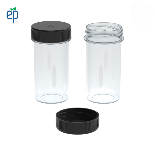 PP-3312 Small Threaded Screw Top Vials and Caps - 2500 Quantity