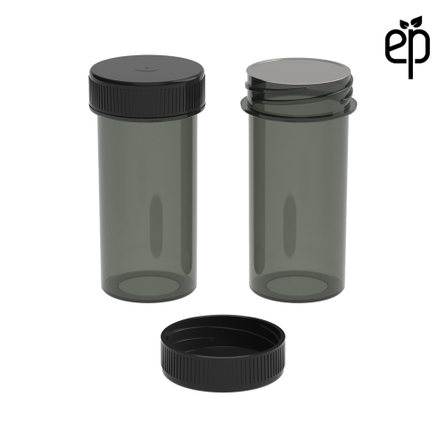 PP-3313 Small Threaded Screw Top Vials and Caps - 2500 Quantity