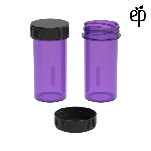 PP-3313 Small Threaded Screw Top Vials and Caps - 2500 Quantity