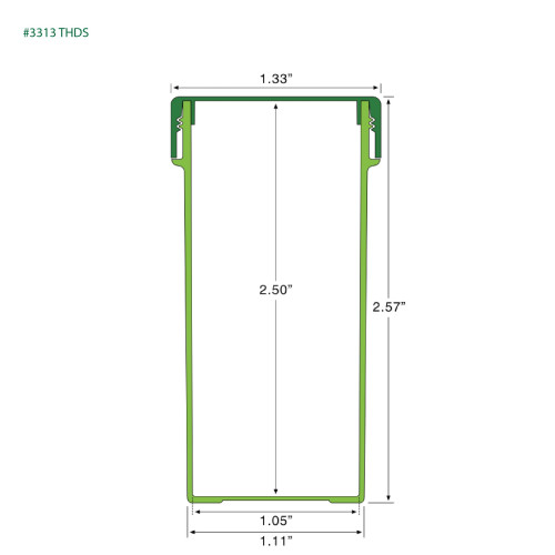 PP-3313 Small Threaded Screw Top Vials and Caps - 2500 Quantity