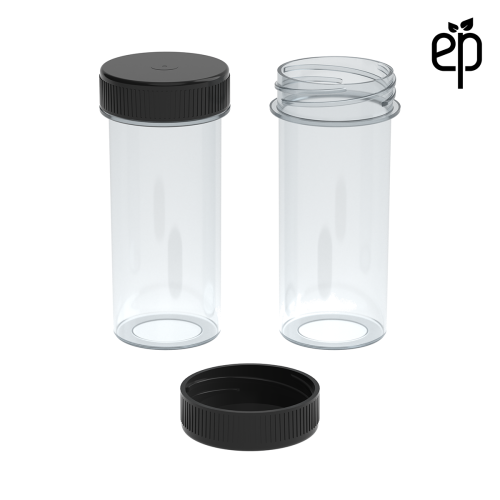 PP-3314 Small Threaded Screw Top Vials and Caps - 2500 Quantity