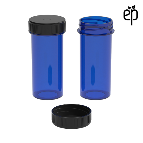 PP-3314 Small Threaded Screw Top Vials and Caps - 2500 Quantity