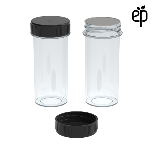 PP-3314 Small Threaded Screw Top Vials and Caps - 2500 Quantity