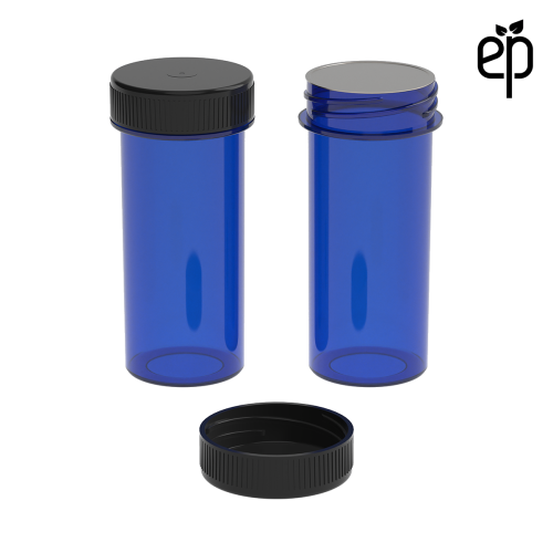 PP-3314 Small Threaded Screw Top Vials and Caps - 2500 Quantity