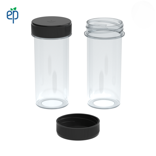 PP-3314 Small Threaded Screw Top Vials and Caps - 2500 Quantity