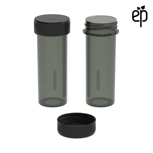 PP-2814 Small Threaded Screw Top Vials and Caps - 2500 Quantity