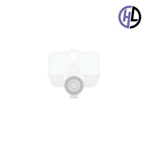 Hinged-Lid | Hang Tab Containers – HL-1921R-HT – Round Vials – 19mm Diameter