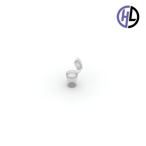 Hinged-Lid Containers – 1622 – Flip Top Vials – 16mm Diameter