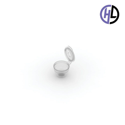 Hinged-Lid Containers – 2522R – Round Bottom Vials – 25mm Diameter