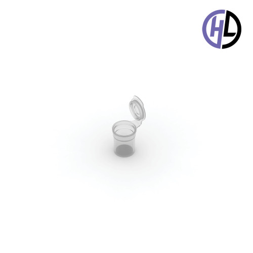 Hinged-Lid Containers – 1923 – Flip Top Vials – 19mm Diameter