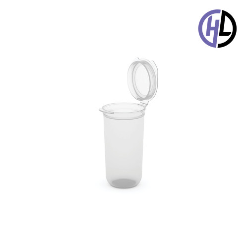 Hinged-Lid Containers – 3634R – Round Bottom Vials – 37mm Diameter