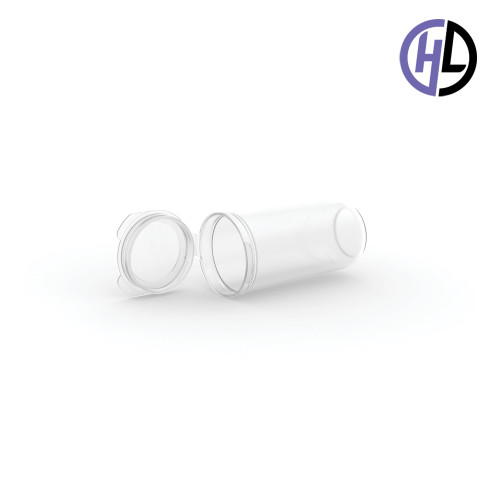 Hinged-Lid Containers – 3634R – Round Bottom Vials – 37mm Diameter