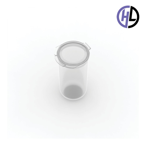 Hinged-Lid Containers – 3634R – Round Bottom Vials – 37mm Diameter